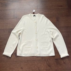 Talbots Cream Cardigan